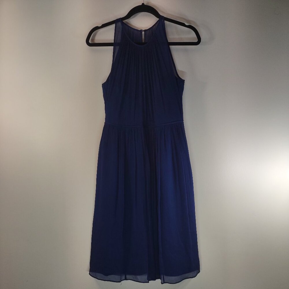 J Crew Semi Formal Navy Dress, Size 6